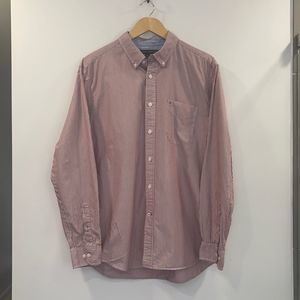 Tommy Hilfiger Pin Stripe Button Down Shirt Men's L